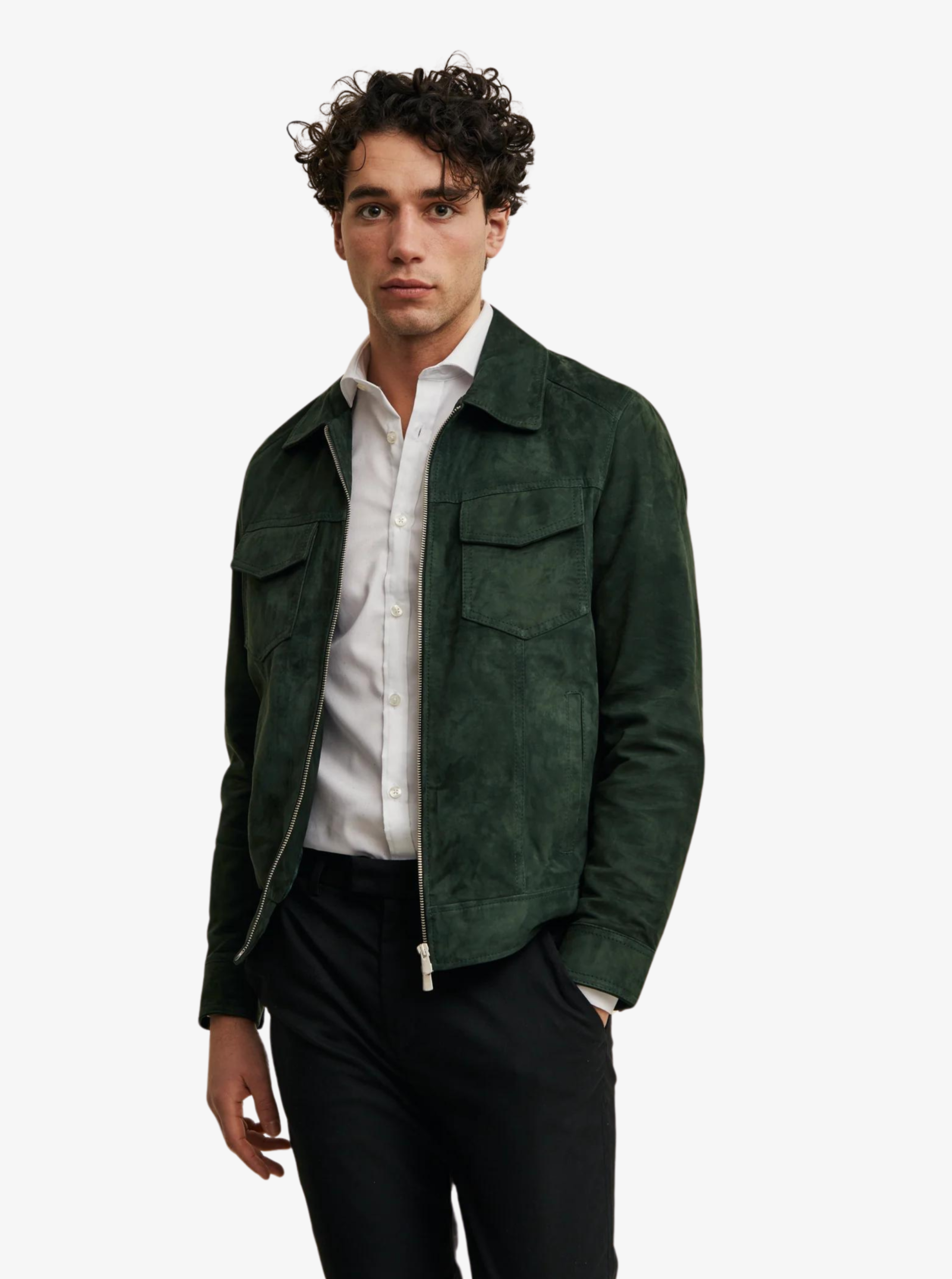 Dark green jacket